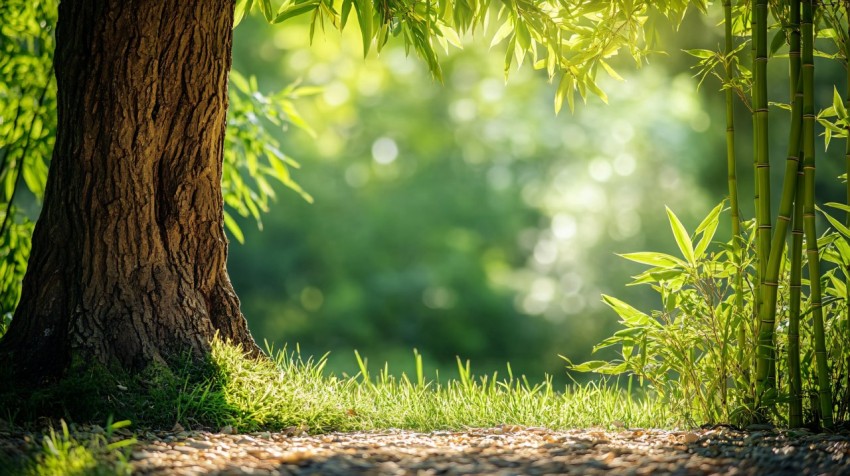 Oak and Bamboo in Natural Balance