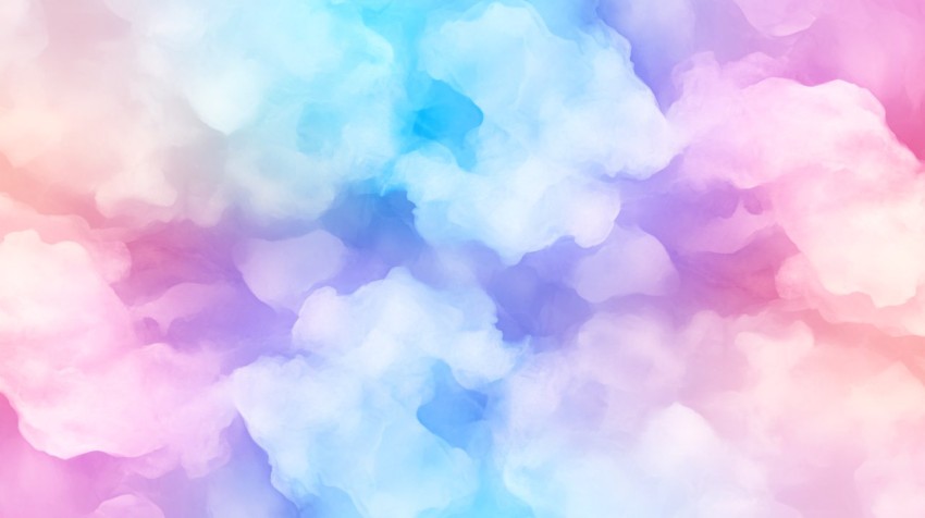 Soft Pastel Cotton Candy Background Design