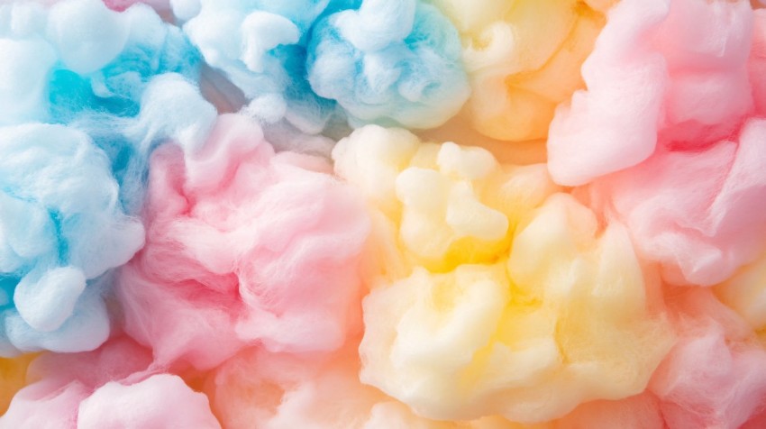 Pastel Cotton Candy Background in Soft Colors