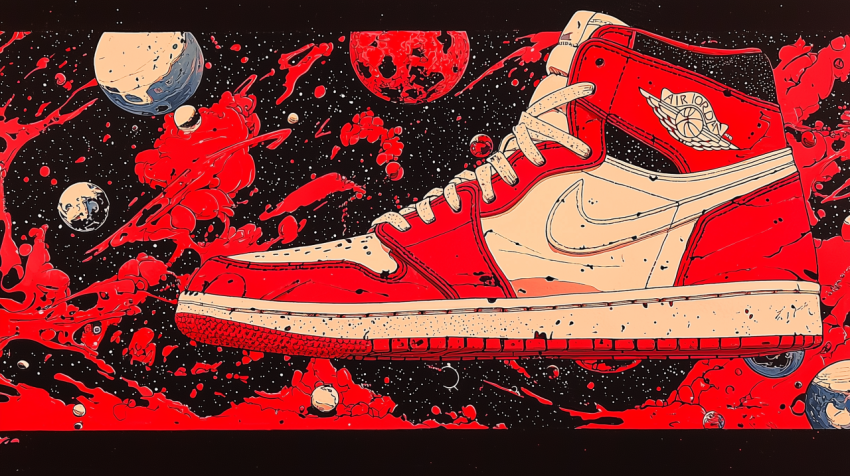 Air Jordan in Space: Cosmic Sneaker Adventure