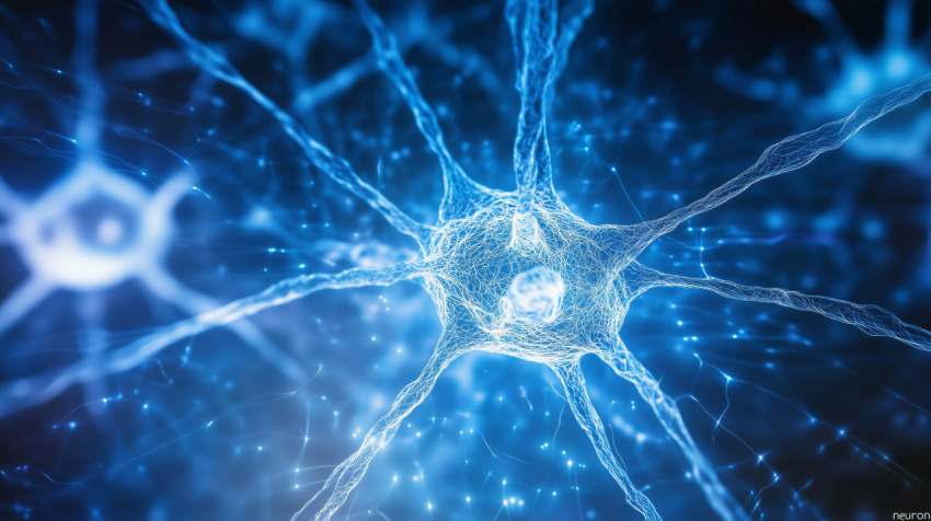 Detailed Neural Cell Structure in a Network with Synapses and Axons