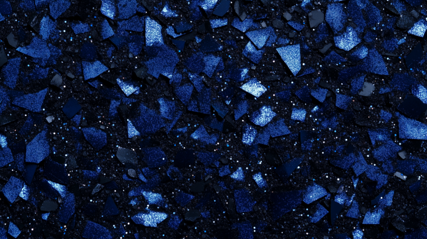 Shattered Blue Glitter Background