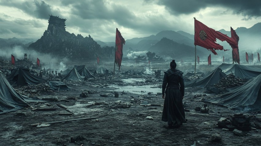 Xiang Yu’s Final Stand in a Desolate Camp