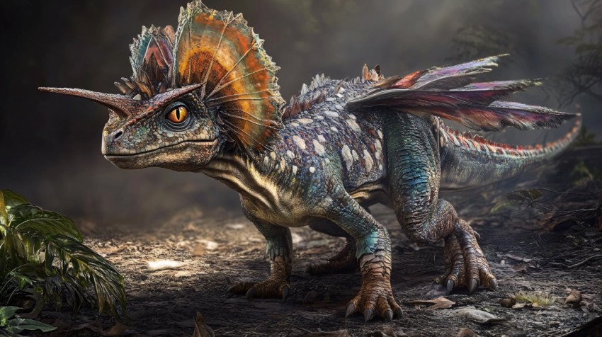 Dilophosaurus in Unreal Engine Style