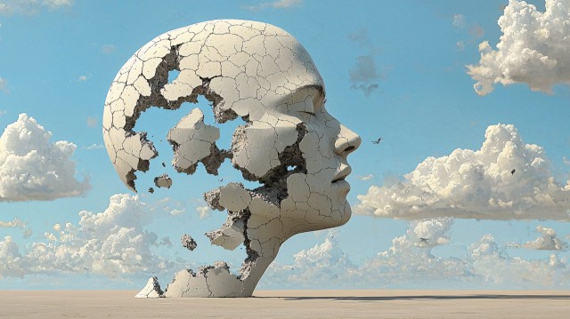 Surreal Representation of Pain as a Path to Growth