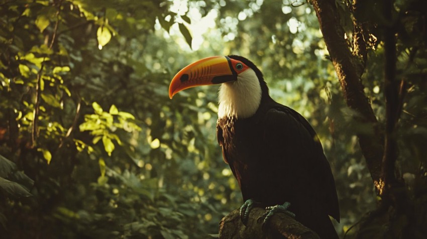 Toucan in the Forest Raw Phone Photography