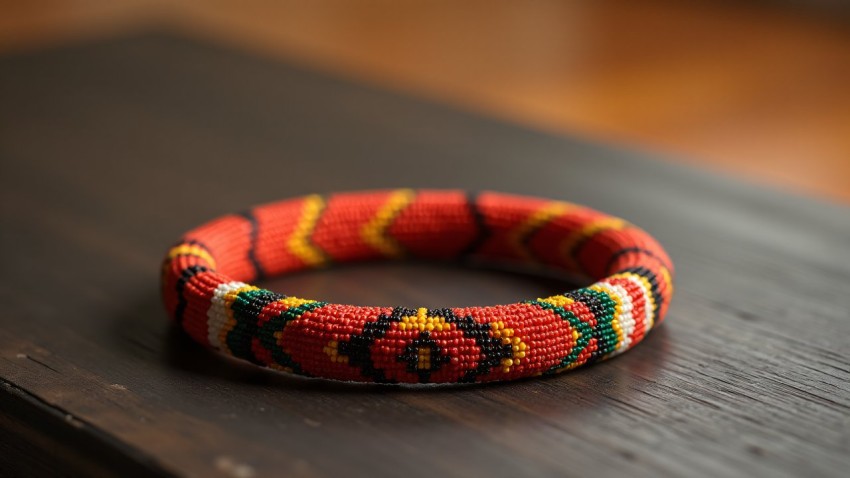 Traditional African Bead Bracelet