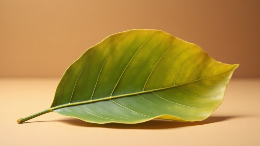 Baobab Leaf on Surface