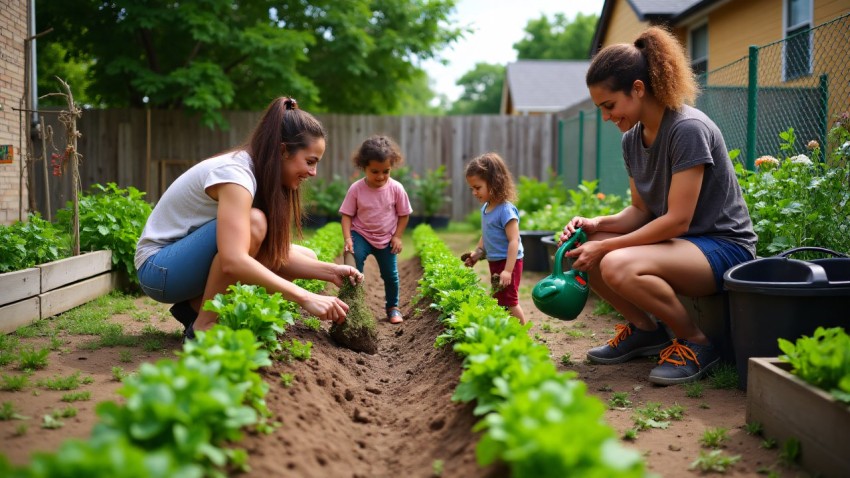 Urban Community Garden Collaboration and Sustainability