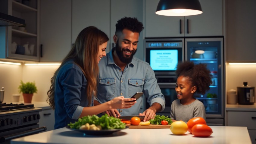 Smart Kitchen Meal Prep with High-Tech Appliances