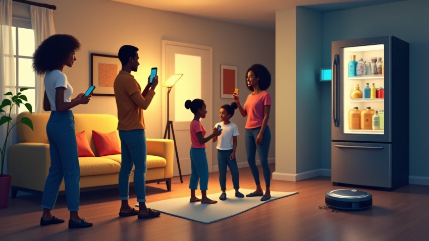 Smart Home Living with Diverse Family Using Tech