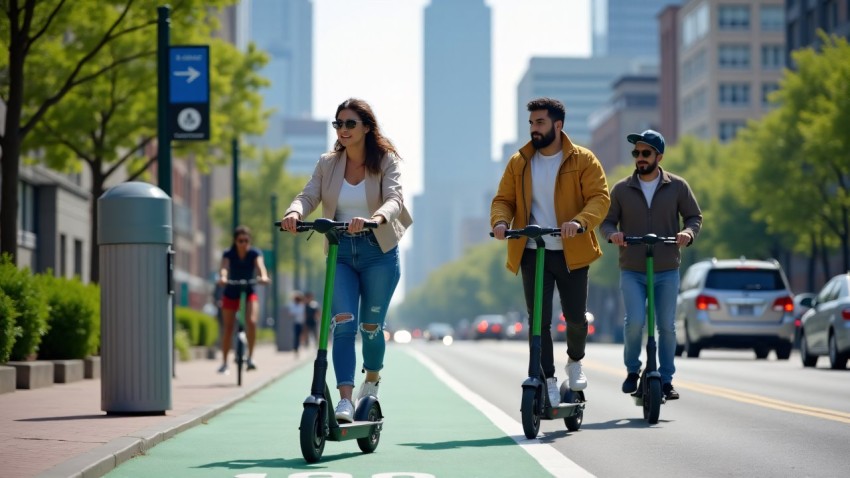 Electric Scooters for Sustainable Urban Transportation