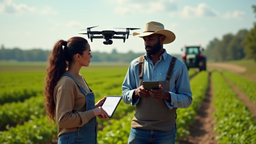 Smart Farming with Drones for Crop Monitoring