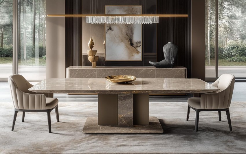 Sophisticated Fendi Casa Style Dining Room