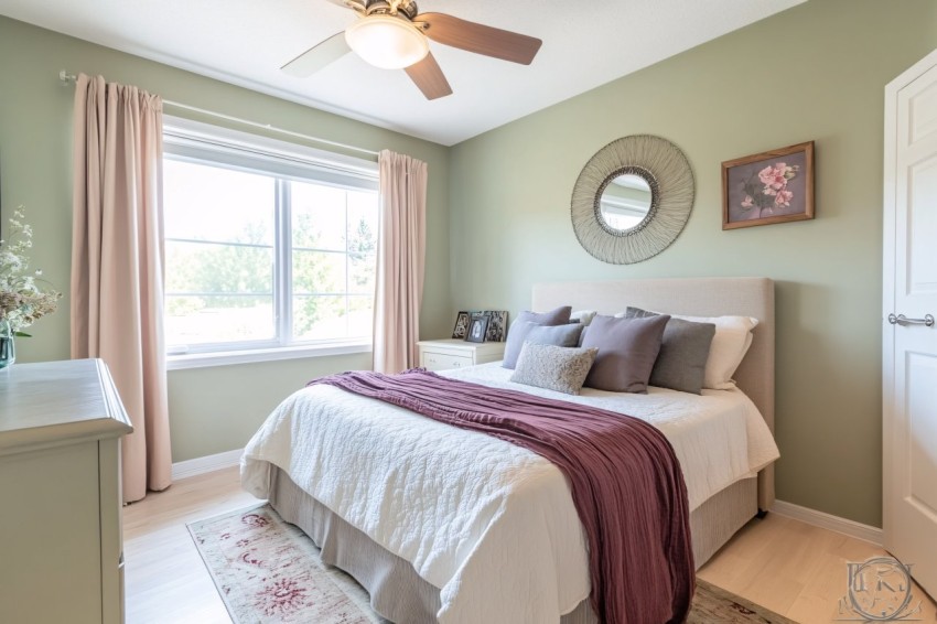 Minimalistic Indian Bedroom with Open Concept and Natural Light