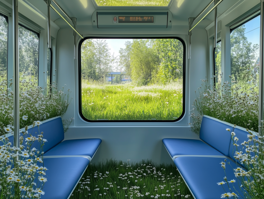 Nature Takes Over a Train - Surreal Journey