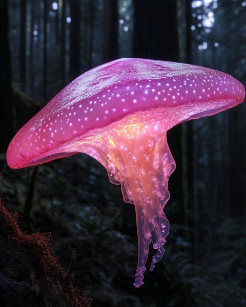 Fluorescent Redwood Bio-Wizard Jelly