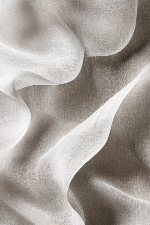 Elegant Light Grey Silk Wallpaper Close-Up