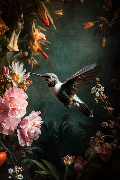 Hummingbird Photography in de Heem Still Life Style