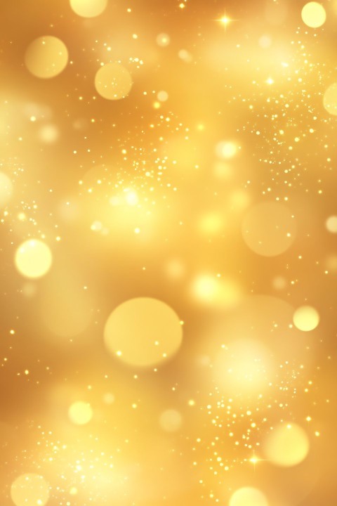 Blurred Gold Bokeh Background with Soft Glow