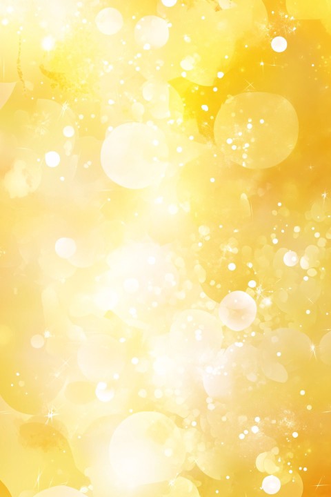 Blurred Gold Bokeh Background with Soft Light Effects