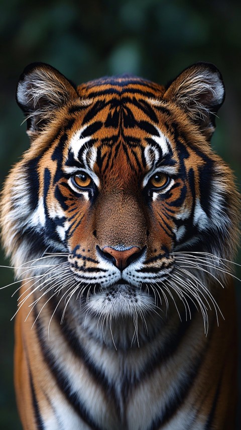 Regal Close-Up of a Bengal Tiger