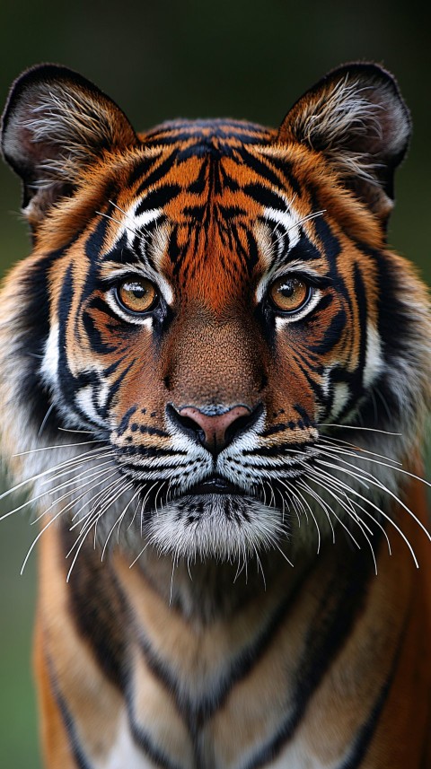 Majestic Close-Up of a Bengal Tiger