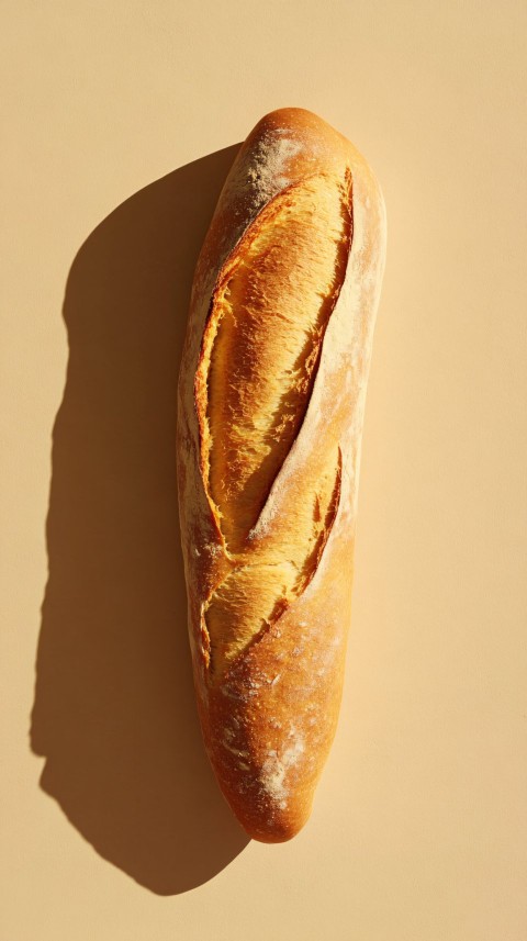 Delicious Bread in Minimalist Style