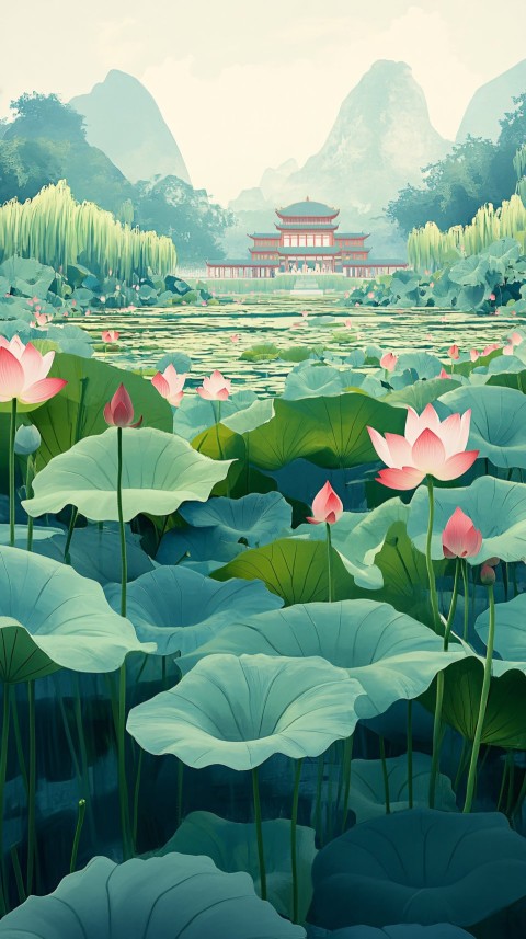 Lotus Picking in Jiangnan, Ancient Chinese Style