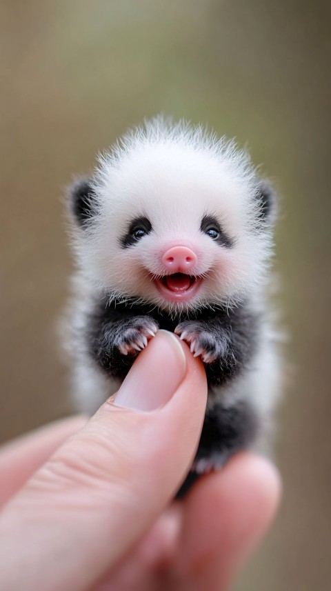 The World's Smallest Laughing Baby Panda