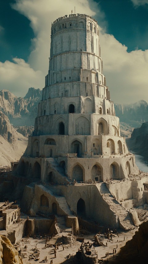 Tower of Babel Construction in the Desert