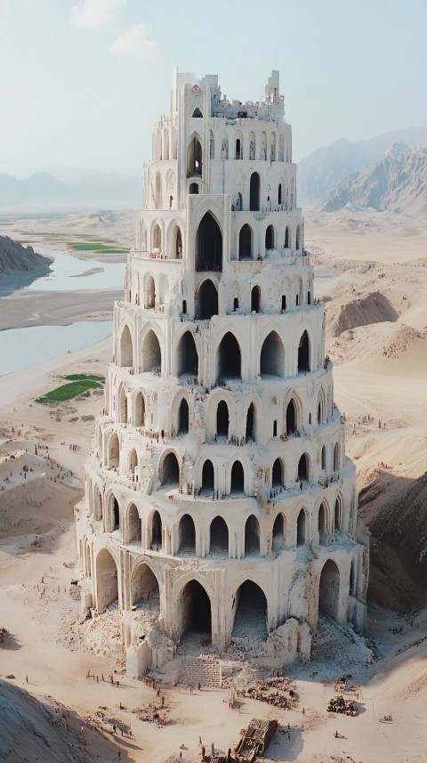 Tower of Babel Construction in the Desert