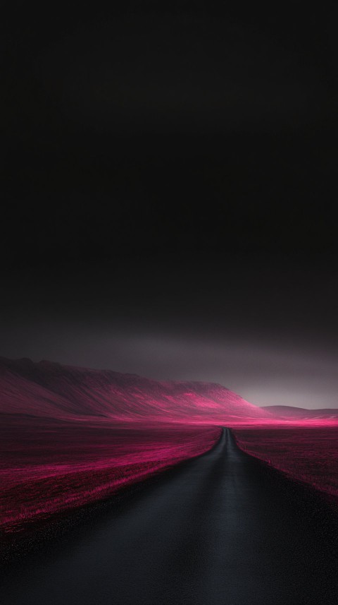 Iceland Road Horizon Minimalist Photography