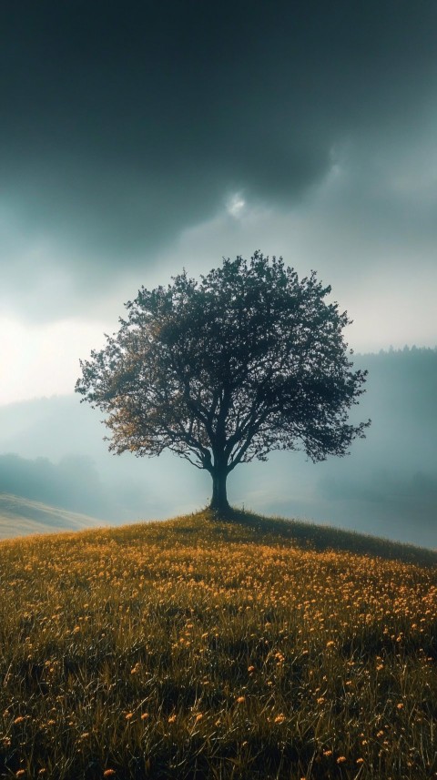 One Tree Landscape Photography with Surreal Detail