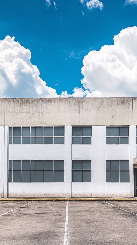 Retro Minimalist Poster of Barranquilla Industrial Building