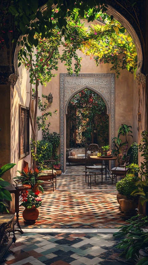 Photography of Persian Garden Sitting Area