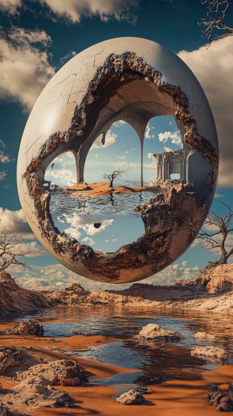 Surreal Image Inspired by Salvador Dali's Destino