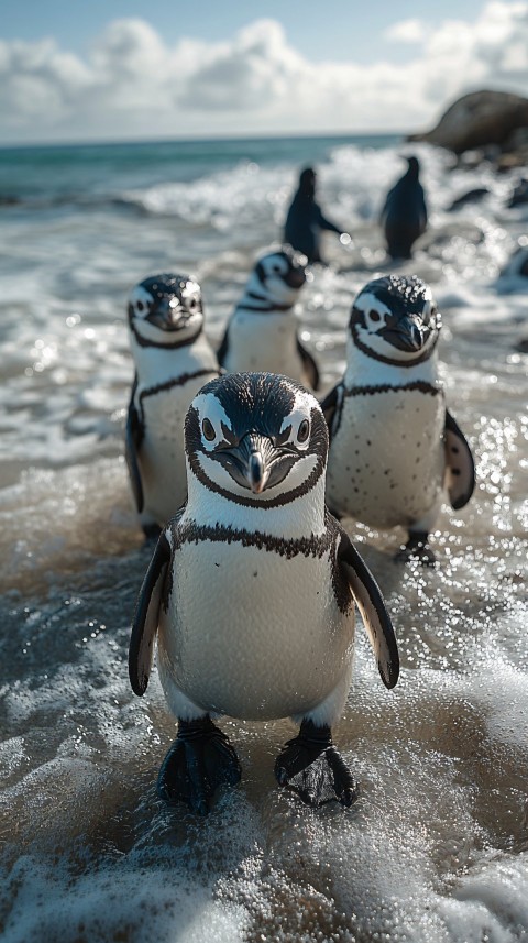 Galápagos Penguins and Conservationists Protecting Their Habitat