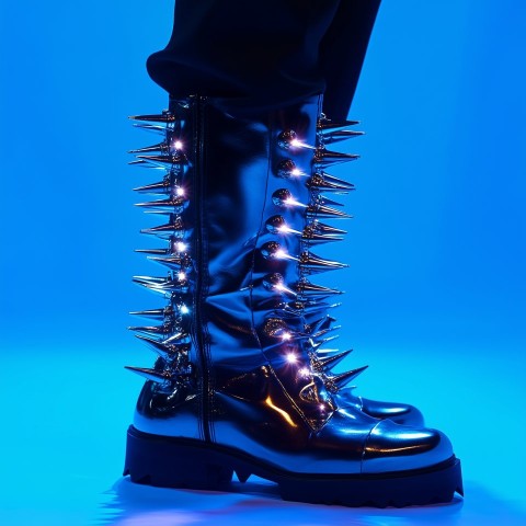 Spiked Avant-Garde Footwear Showcase