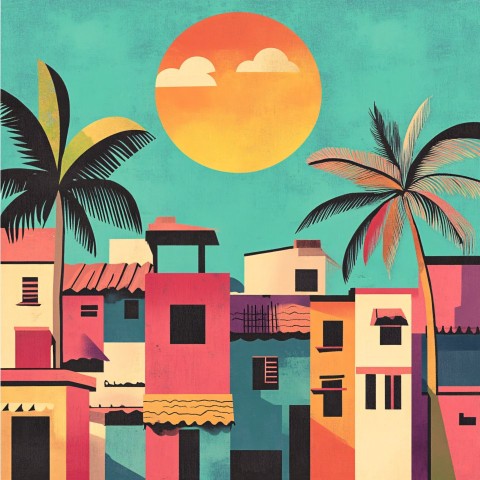 Urban Vibes Cumbia Album Cover Design