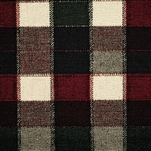 Classic Old England Plaid Pattern in Red and Green