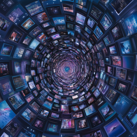 Digital Data Vortex: Journey into the Information Universe