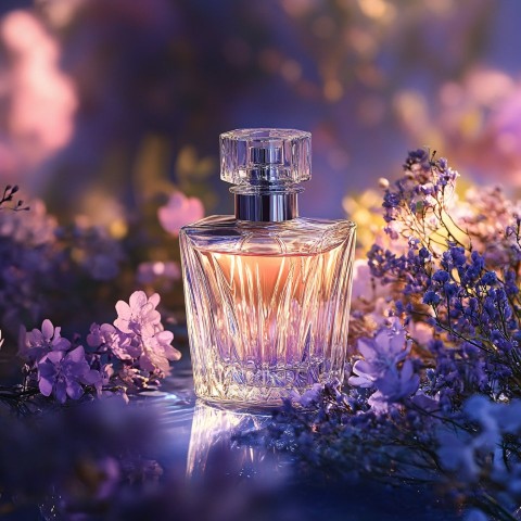 Luxurious Perfume Bottle with Elegant Design