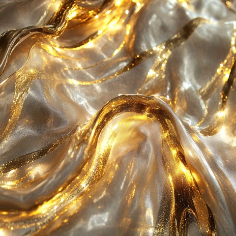 Golden Aura Enveloping Artwork with Soft Radiance