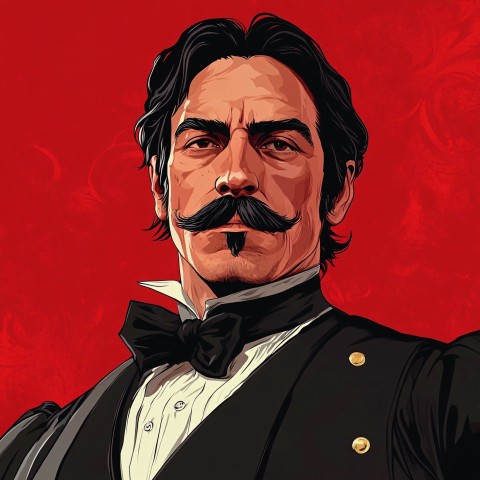 Red Dead Redemption 2 Circus Ringleader Poster Art