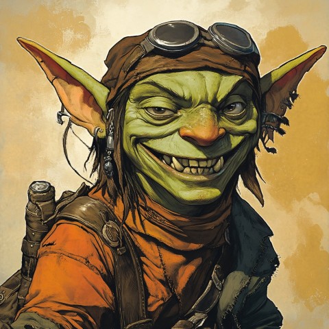 Goblin Portrait in Wayne Reynolds Style