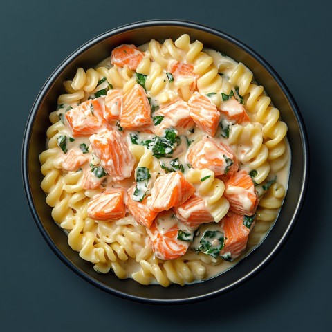 Creamy Salmon Pasta with Herbs and Lemon Zest