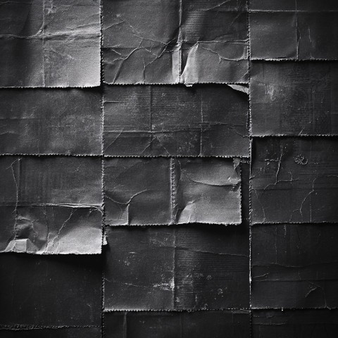 Black Newspaper Texture Background