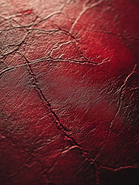 Close-Up of Glazed Red Texture