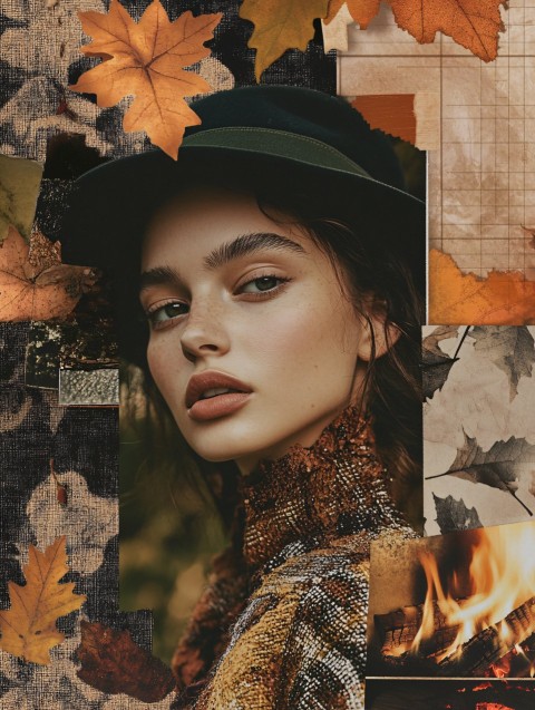 Autumn Fashion Moodboard Featuring Cozy Earth Tones